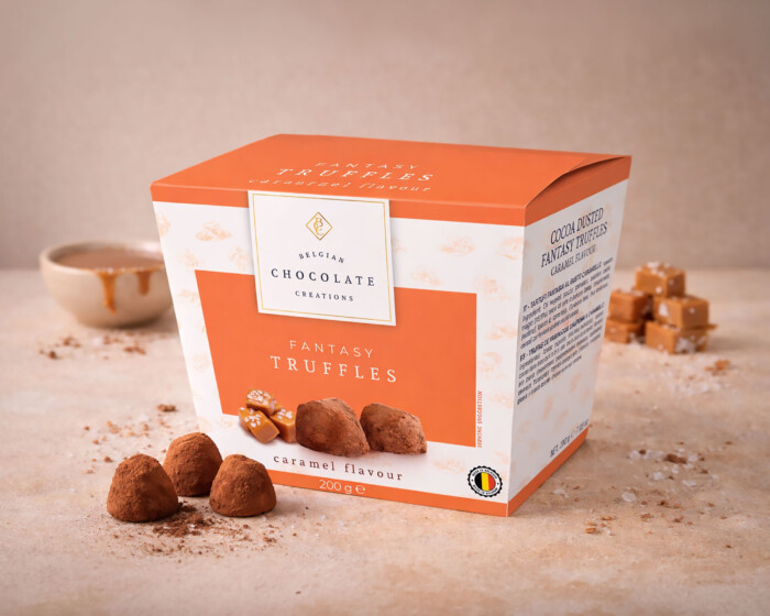 BCC dusted truffles caramel web
