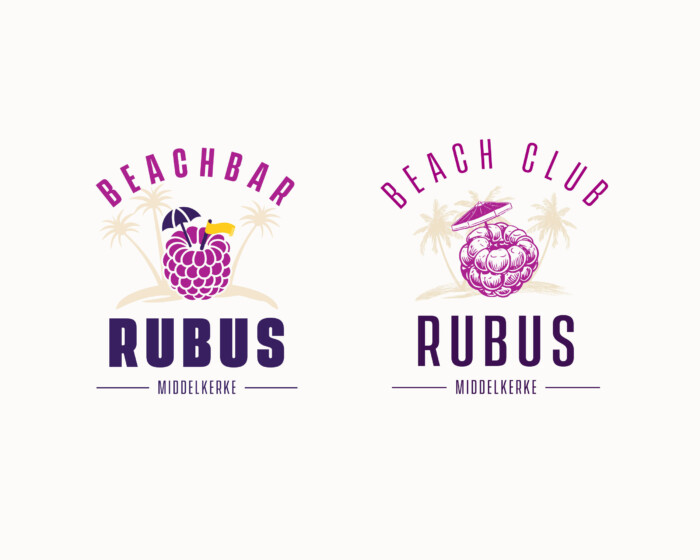 Rubus Beach logo oud nieuw