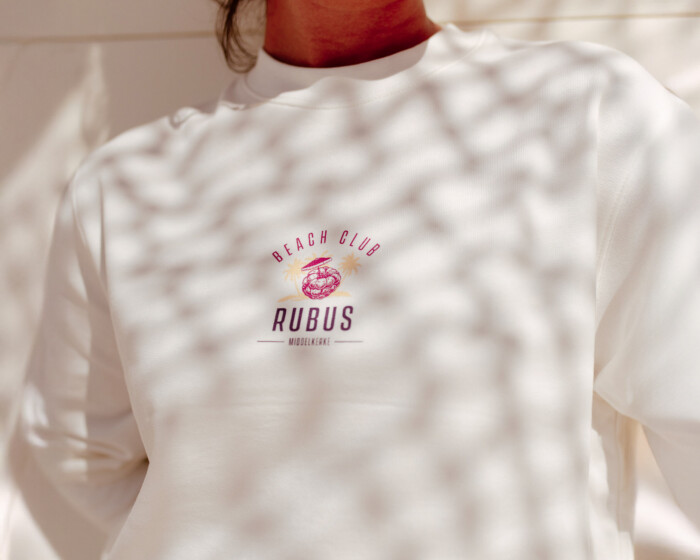Rubus Beach merch sweater front