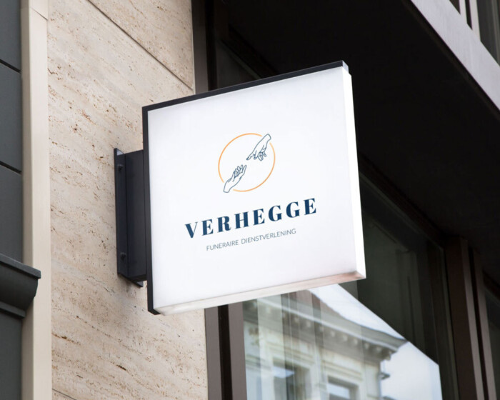 Verhegge logo sign LR