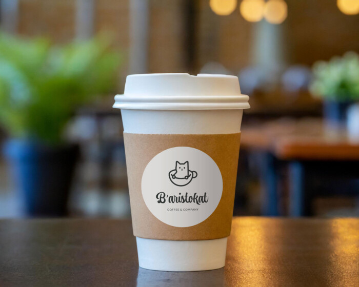 Baristokat coffee cup