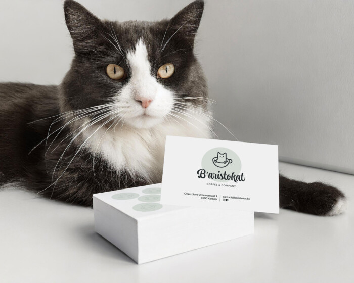 Baristokat business cards