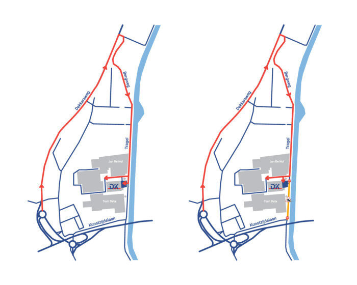 De koninck routeplanner wegenwerken 1