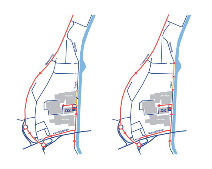 De koninck routeplanner wegenwerken