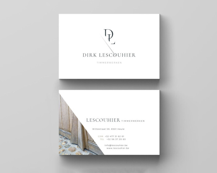 Dirk lescouhier business cards