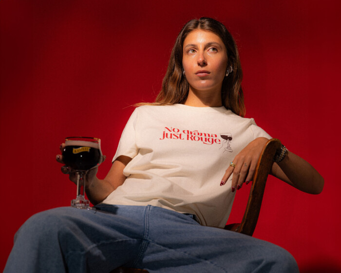 Shirt beige no drama just rouge 2