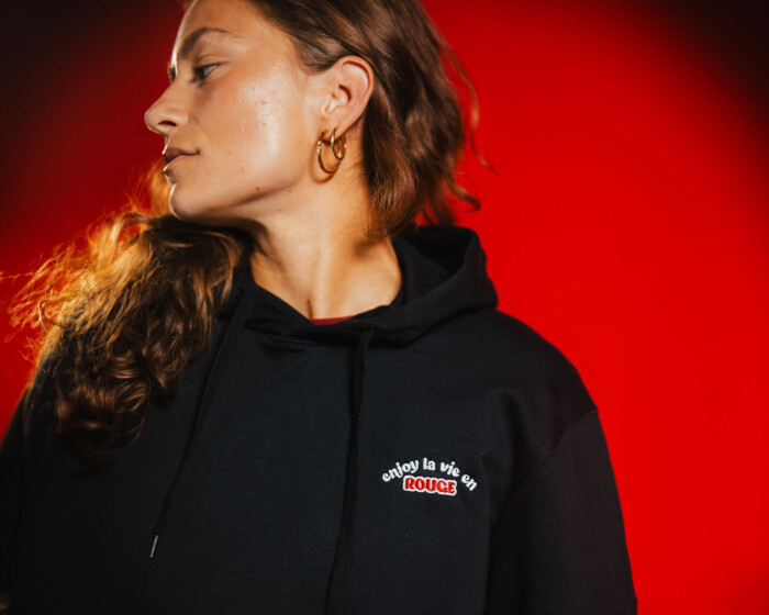 Sweater black enjoy la vie 1