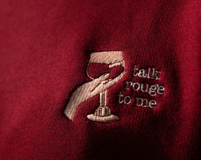 Sweater red talk rouge to me 3