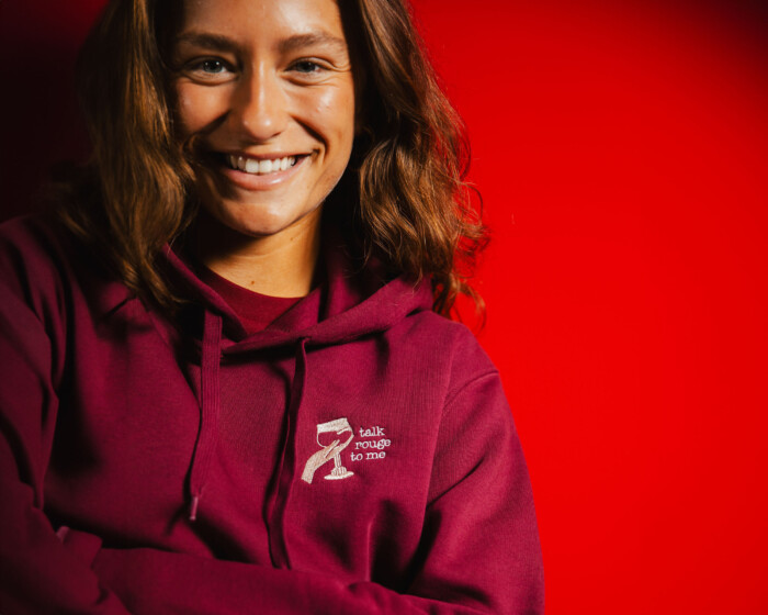 Sweater red talk rouge to me 4