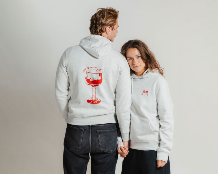 Sweater white cherry on top 1